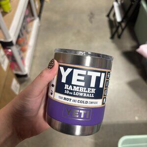 NWT Yeti 10oz Lowball Rambler Peak Purple